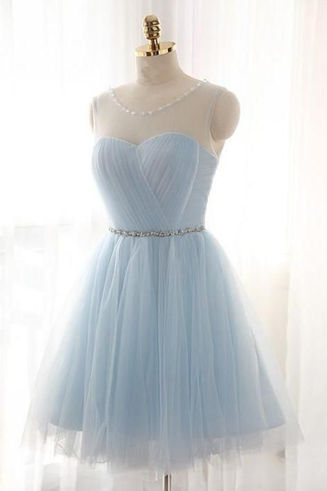 Tulle Short Prom Dresses,Charming Homecoming Dresses,Homecoming Dresses,ST233