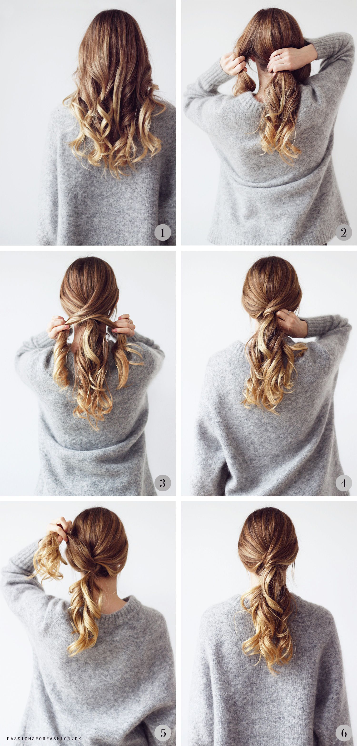 Twisted messy ponytail | Passions for Fashion | Bloglovin’