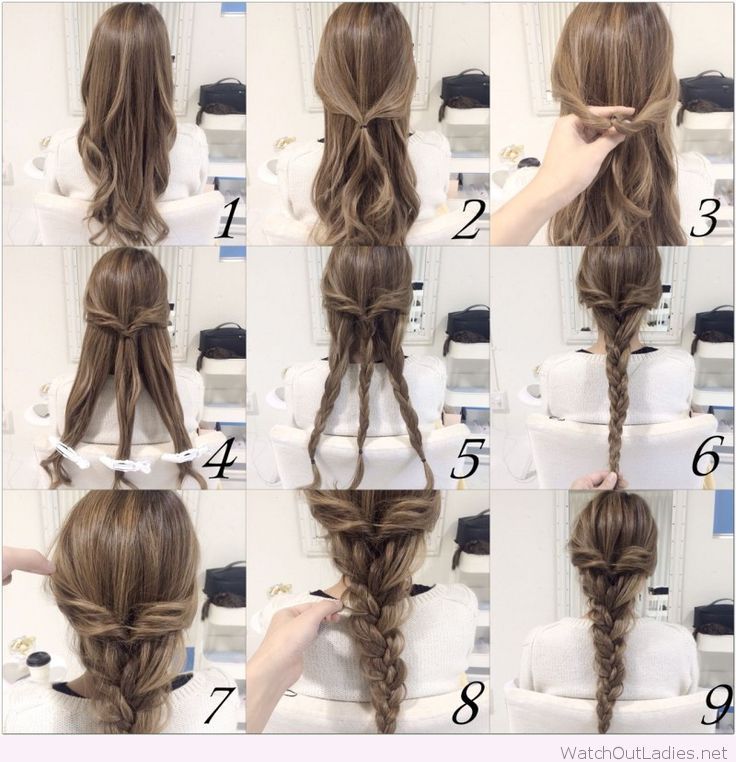 Very cute braid hairstyle tutorial
