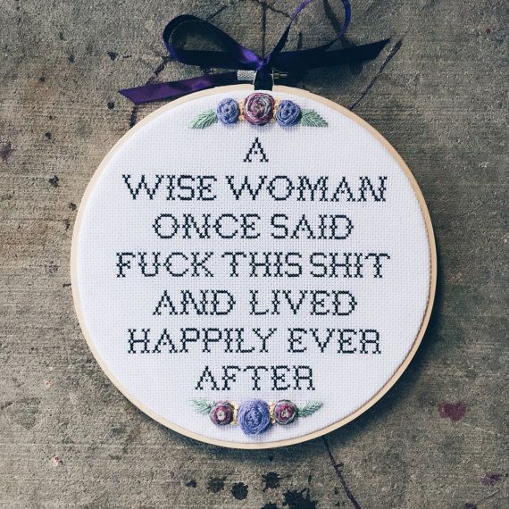 Wise Womans Words by HeathenHM on Etsy