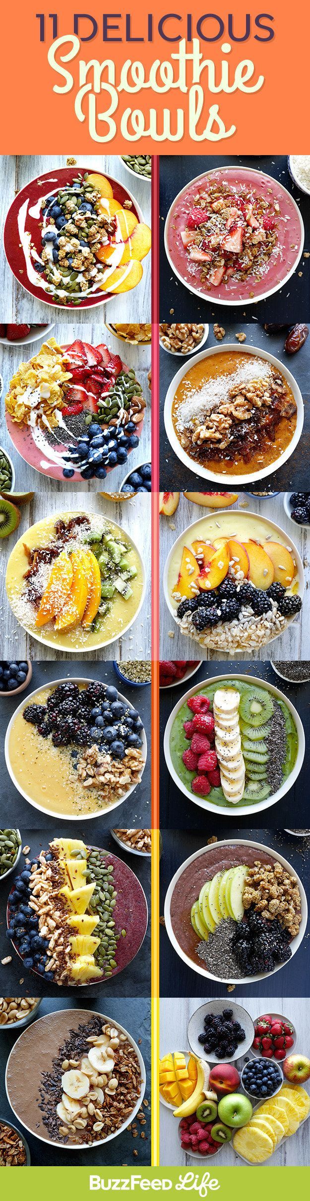 11 delicious breakfast smoothie bowls