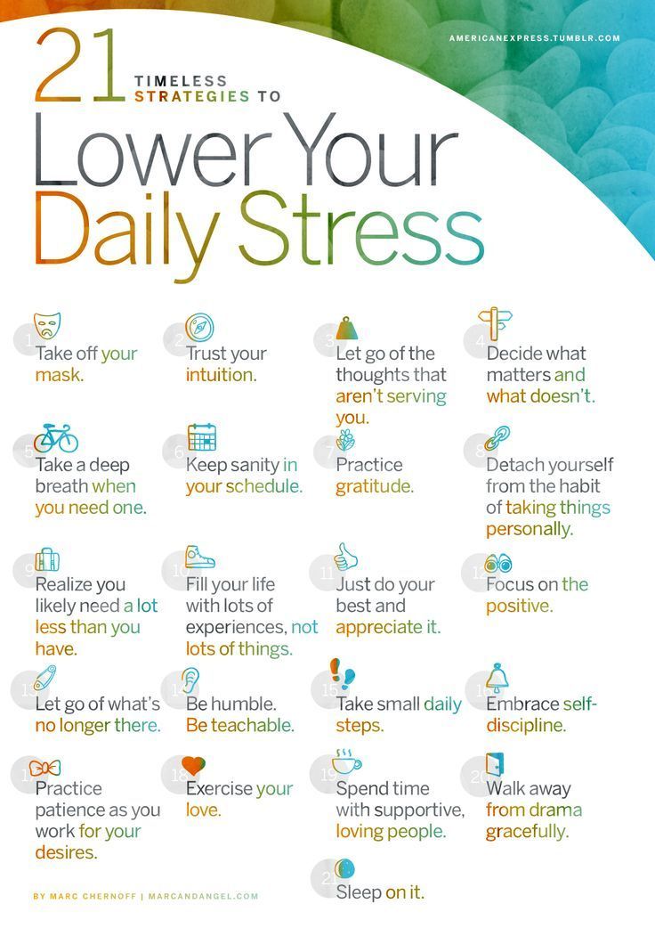 21 Timeless Strategies To Lower Your Daily StressBy Marc Chernoff, co-founder, MarcandAngel.com See the full article here. The
