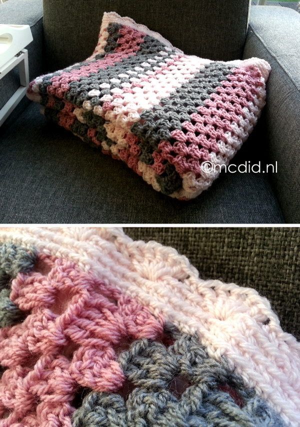 23 Granny Stripes Crochet Blanket