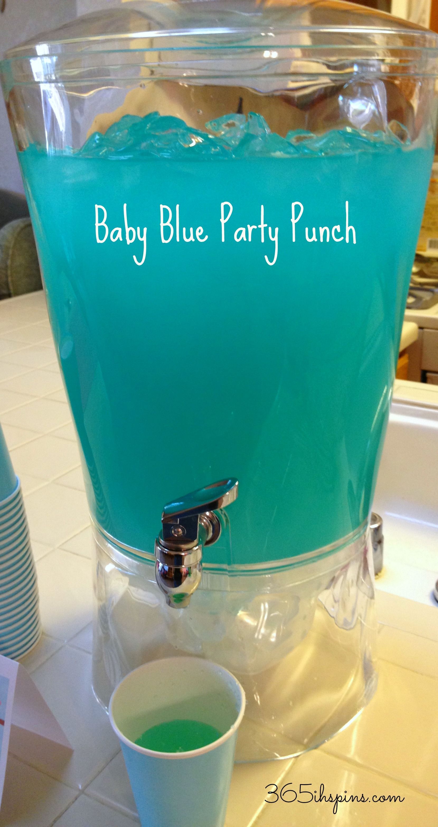 Blue Punch For Baby Shower | Day 291: Pretty Pink Punch & Baby Blue Punch | 365ish Days of …