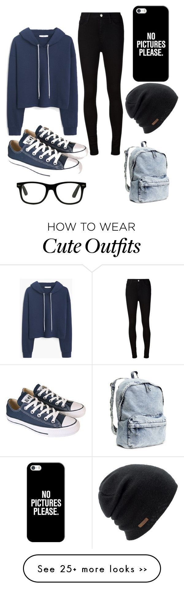 “Casual yet cute outfit for fall.” by liyaalston on Polyvore featuring MANGO, AG Adriano Goldschmied, Converse, Casetify and Coal