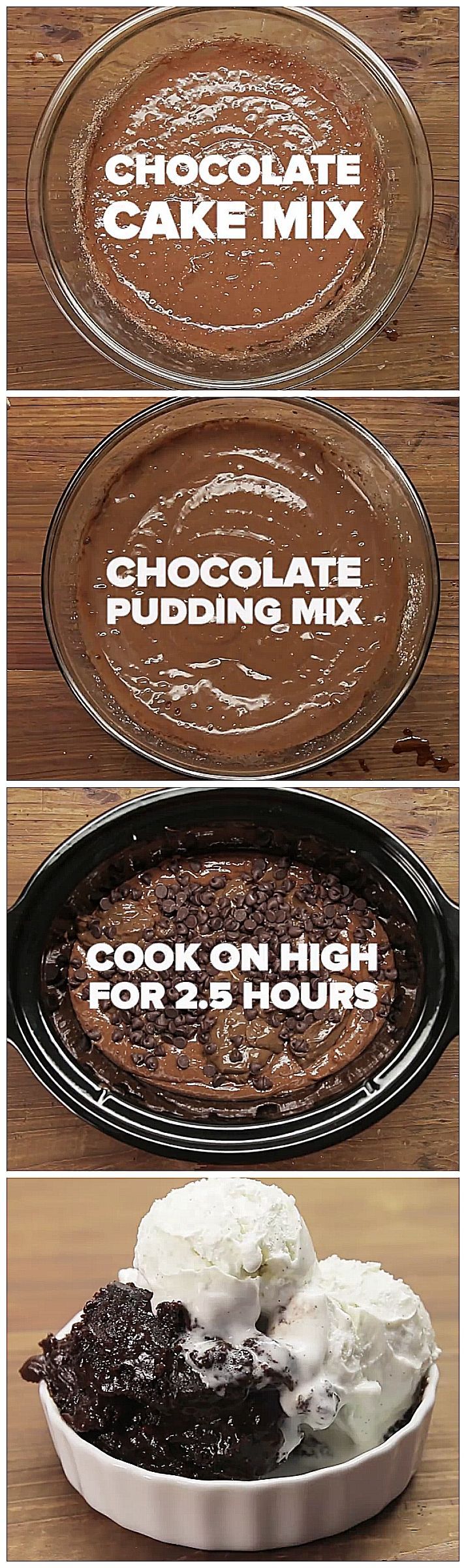 Chocolate Lava Cake/ I like the comment about using fudge icing dropped by large spoonsful instead of the pudding.