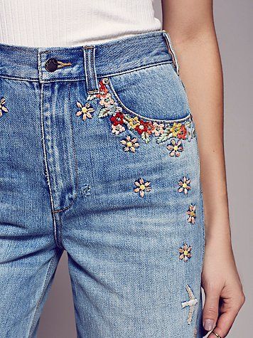Courter Embroidered Flare