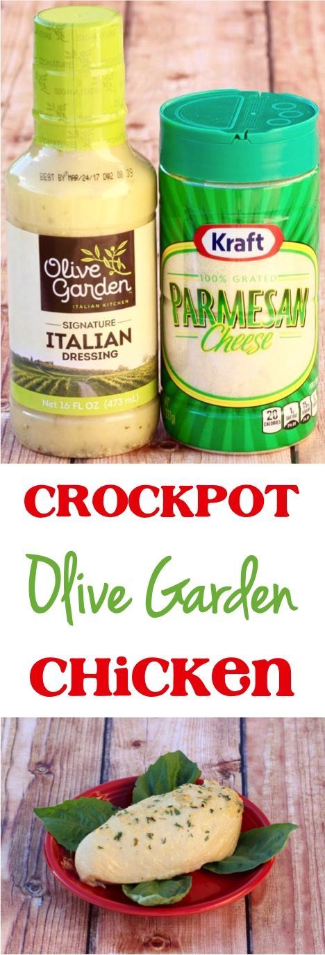 Crockpot Olive Garden Chicken Parmesan Recipe! Such an easy copycat recipe from your favorite Italian restaurant! |