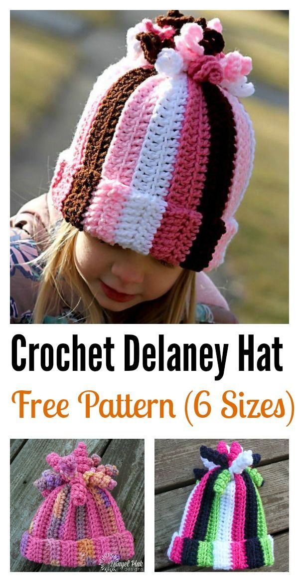 Cute Delaney Hat Free Crochet Pattern