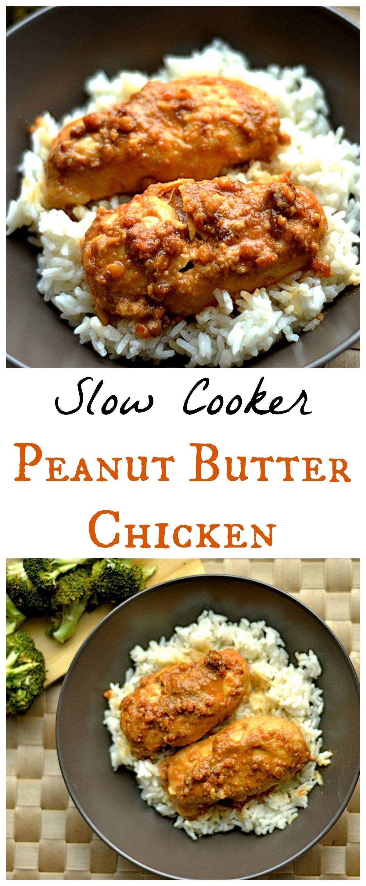 Delicious Chicken slow cooked in a peanut sauce that will leave the whole family begging for seconds!