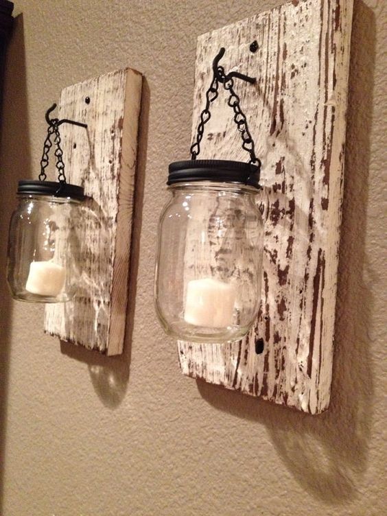 DIY Pallets and Mason jar #Lamps | 99 Pallets