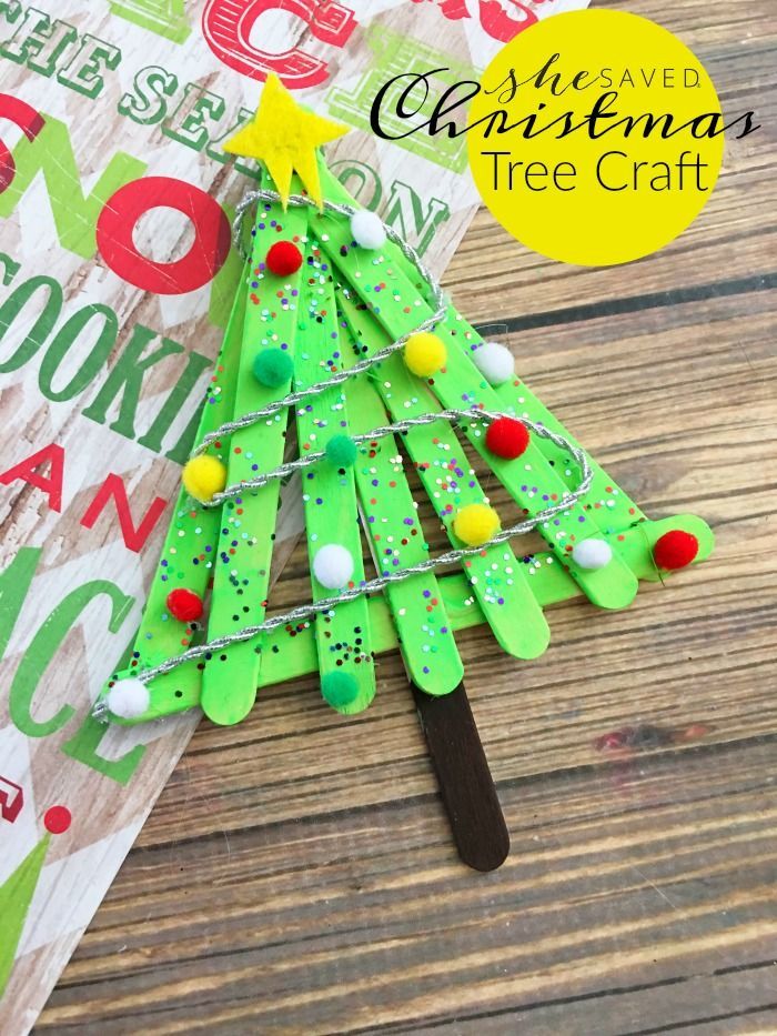 Heres a super fun and really easy Christmas Tree Craft to do with the kids!