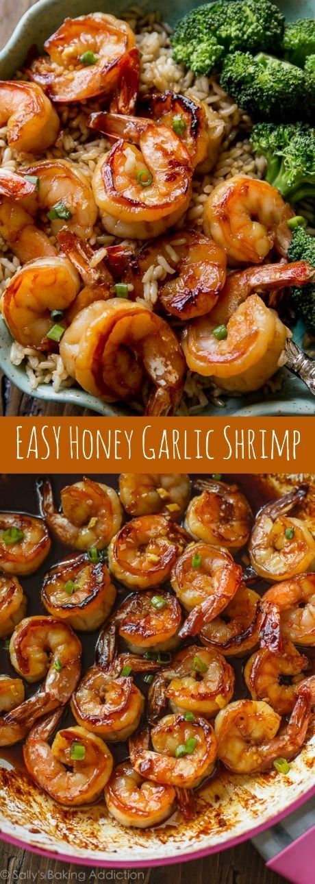 Honey Garlic Shrimp.