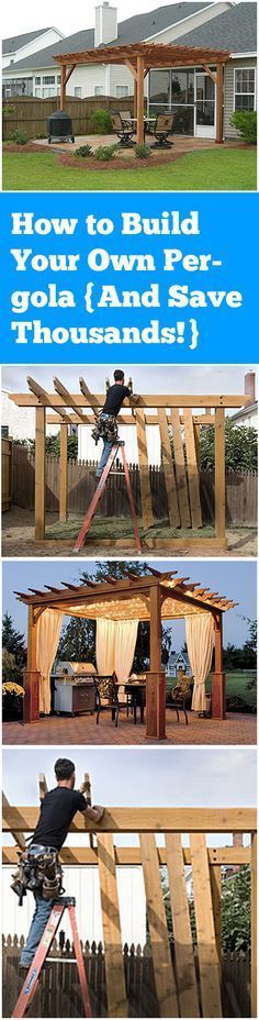 How-to-Build-Your-Own-Pergola-And-Save-Thousands.jpg 400×1,573 pixeles