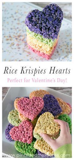 Make these heart-shaped rice krispie treat pops for Valentines Day! Youl