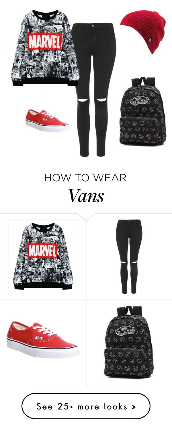 “Marvel” by royal-unicorn on Polyvore featuring Topshop, Vans and Volcom www.pinterest.com…