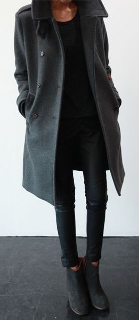 minimalist black + gray