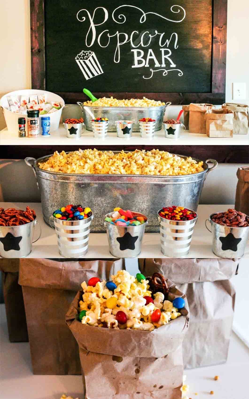 Movie Night Popcorn Bar and a Giveaway! · Happily Hughes