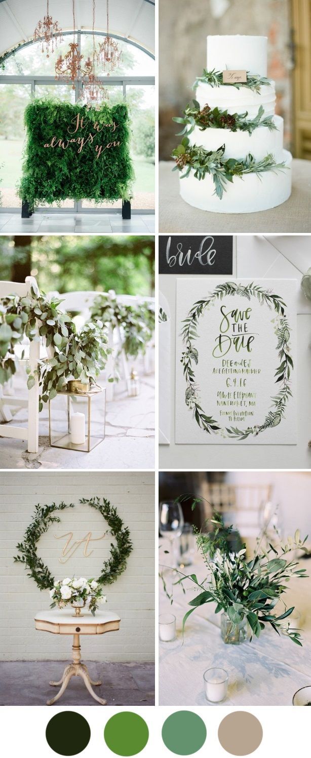 Pantones colour of the year Greenery brings us back to nature and celebrates new beginnings – heres how to use it in your wedding