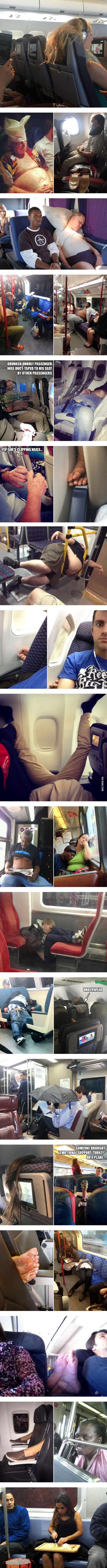 Passengers You DO NOT Want Sitting Near You – 9GAG