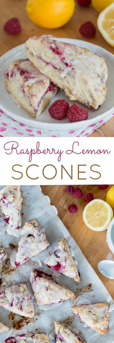 Simple and quick to prepare, these little Raspberry Lemon Scones are full of tart berry and tangy lemon flavor. This easy recipe
