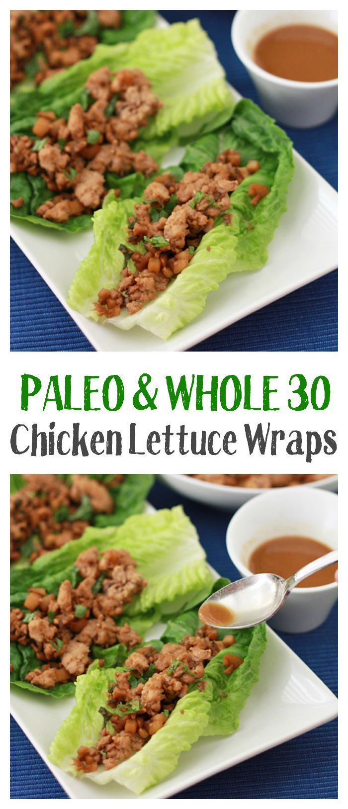 These fresh, flavorful lettuce wraps are one of our favorite healthy meals. Paleo, Whole30, and SO good!