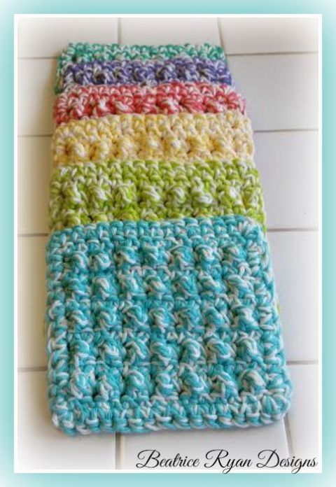 Thick and Quick Bumpy Scrubby Free Crochet Pattern!!