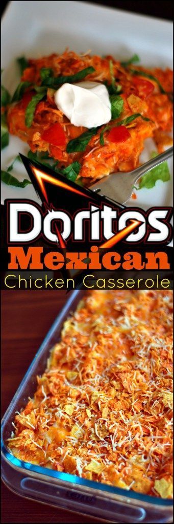 This Doritos Mexican Chicken Casserole is one of my nieces all favorite recipes!  She even requested it for her birthday dinner!