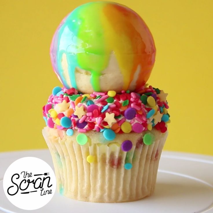 This funfetti-packed treat is basically a party in cupcake form.