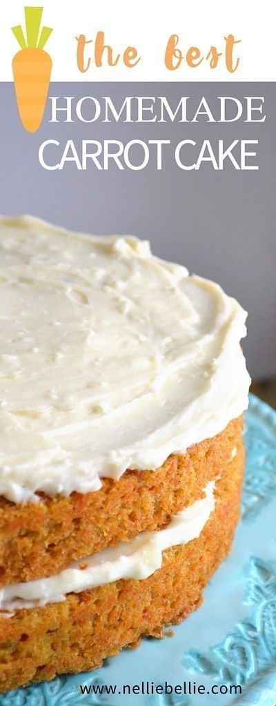 This is the BEST carrot cake recipe out there. Easy, classic, and delicious. Just like Grandmas! You will never look for another