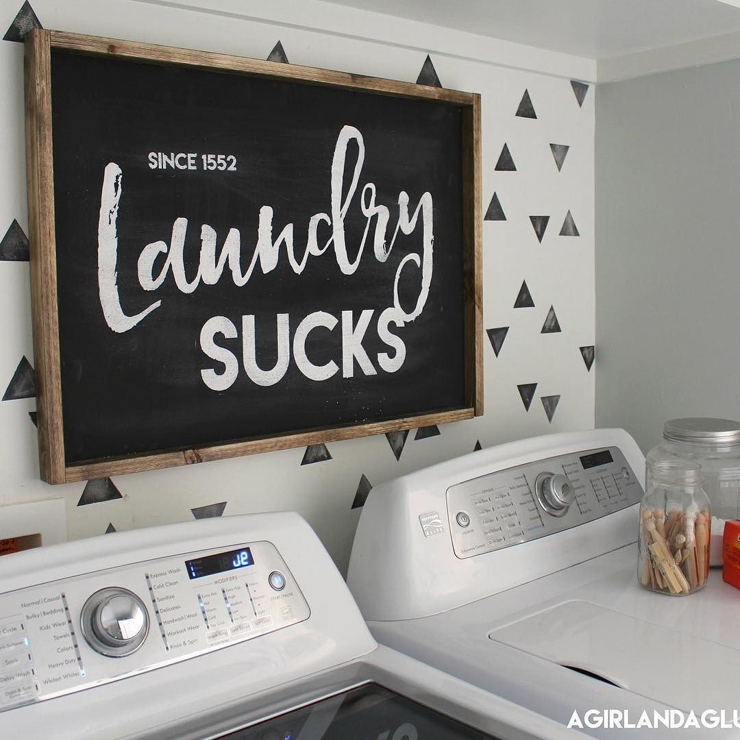 This laundry sign is so true! #laundrysucks
