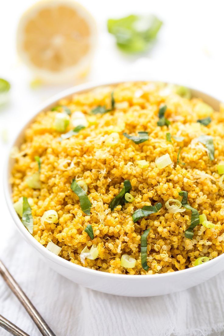 This Lemon Turmeric Quinoa made with just five 5 ingredients. Its so simple to make and is the perfect way to spice up your next