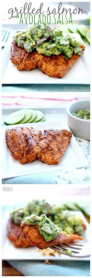 THIS RECIPE FOR WHOLE30 GRILLED SALMON WITH AVOCADO SALSA HAS BEEN PINNED ALMOST 2 MILLION TIMES! HAVE YOU TRIED IT?! WHOLE30