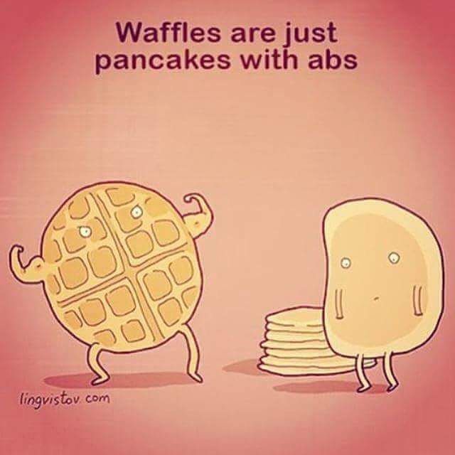 Throwback to this waffle abs pic we posted a few months ago!! Too funny!