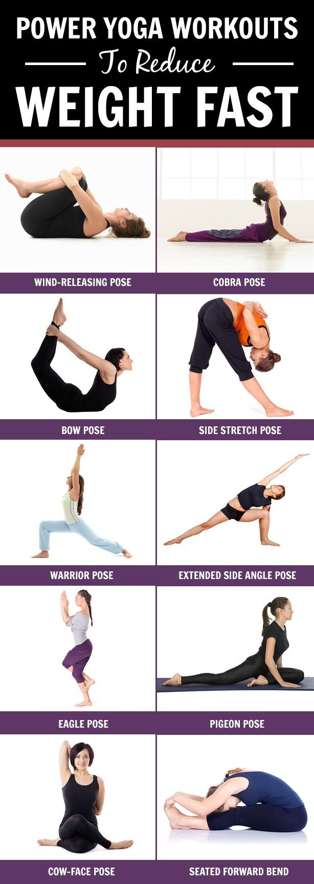 Yoga : Yoga is of many kinds & one such power yoga is considered to be great ways in losing weight.