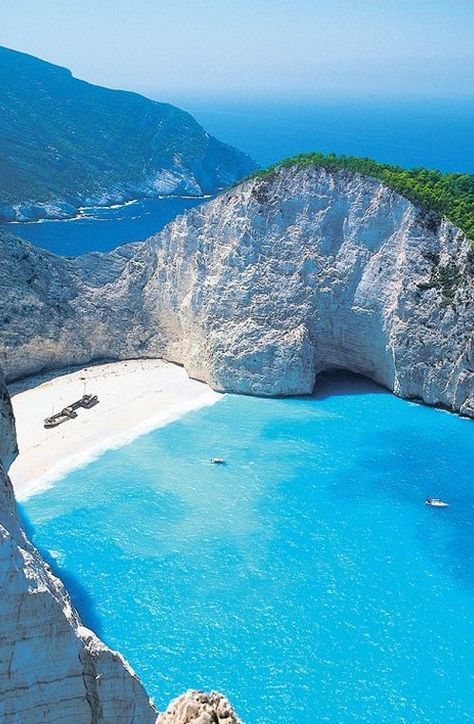 Zakynthos, Greece. Excited to be planning my trip to Greece this summer, hoping this makes it on the itinerary!