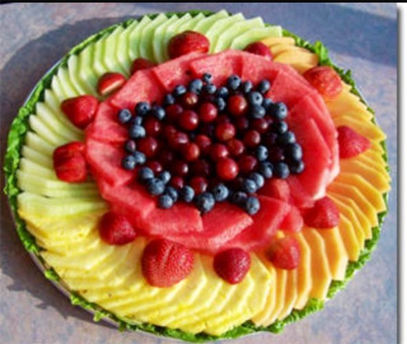 fruit salad decorations ~ easy arts and crafts ideas -   Fruit decoration ideas