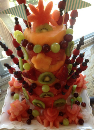 fruit cakes decorations -   Fruit decoration ideas