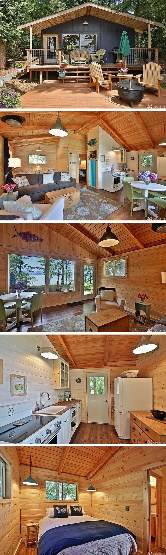 awesome A 528 sq ft cabin in Langley, Washington… by www.top10-home-de…