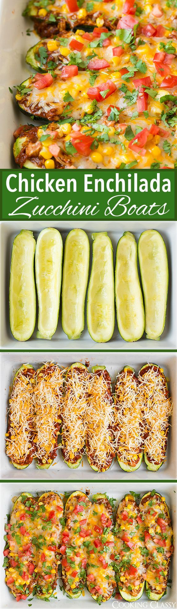 Chicken Enchilada Zucchini Boats – these are SO SO GOOD!! I was skeptical but Ive already made them twice! Everyone loved them.