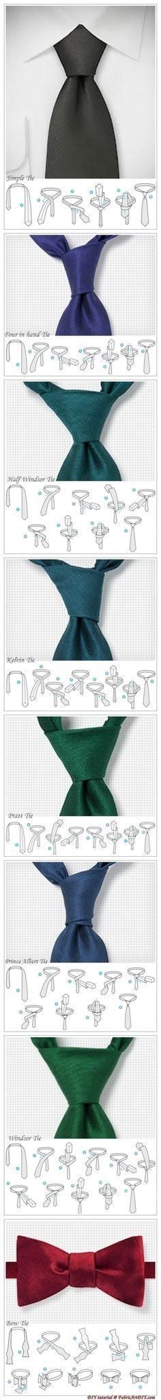 Classic tie knot instructions