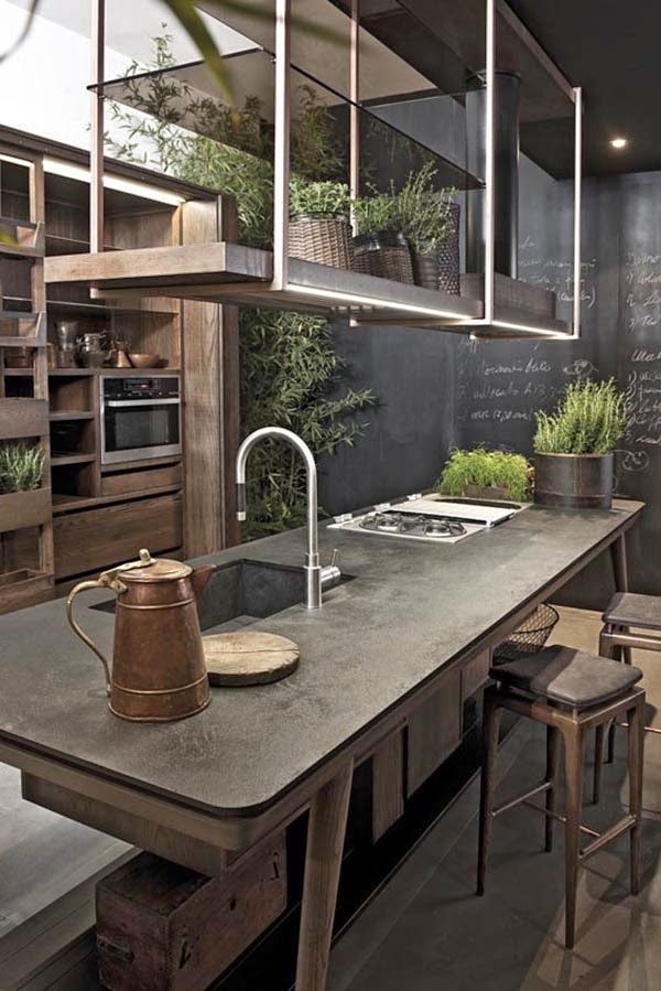 Cozinhas com Bancadas de Concreto – Design Innova