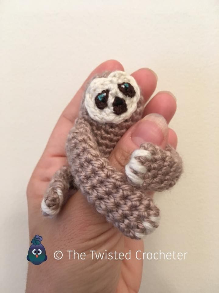 Crochet Amigurumi Baby Finger Sloth Pattern – FREE