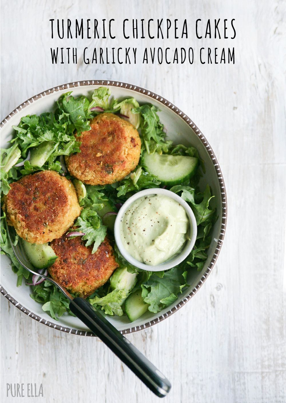 Deliciously simple, easy and healthy Turmeric Chickpea Cakes/ Burgers. Naturally gluten free, grain free, egg free, dairy free/