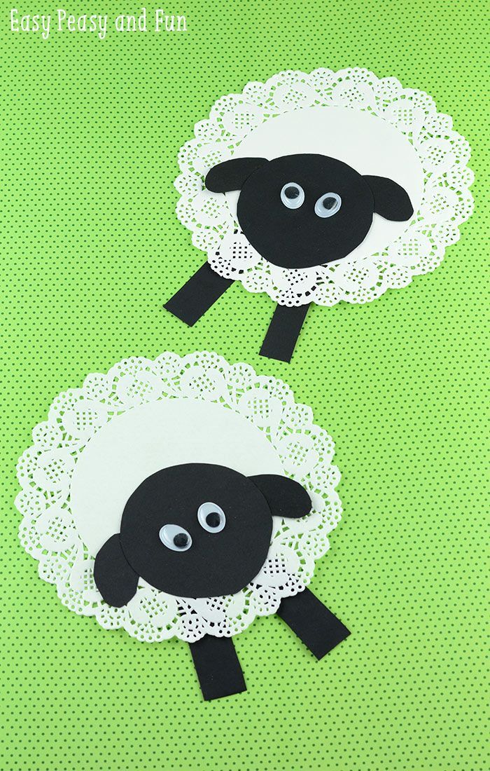 Doily Sheep Craft