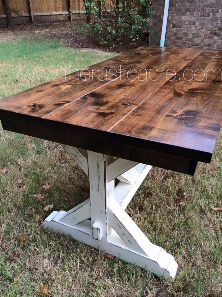 Farmhouse Table | The Rustic Acre | College Station, TX | Custom Built Furniture