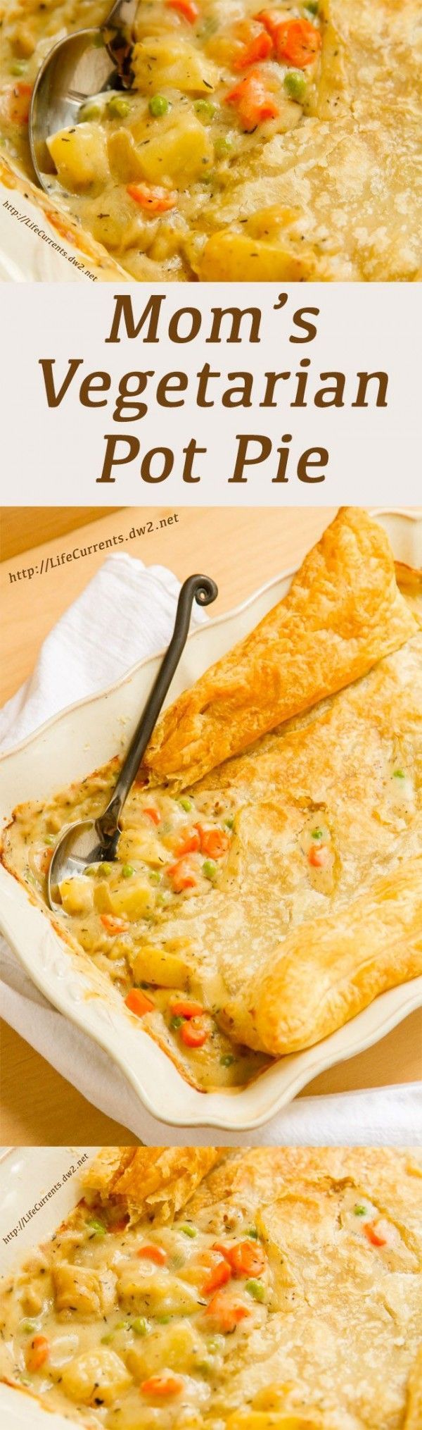 Get the recipe ♥ Mom’s Vegetarian Pot Pie @Recipes to Go