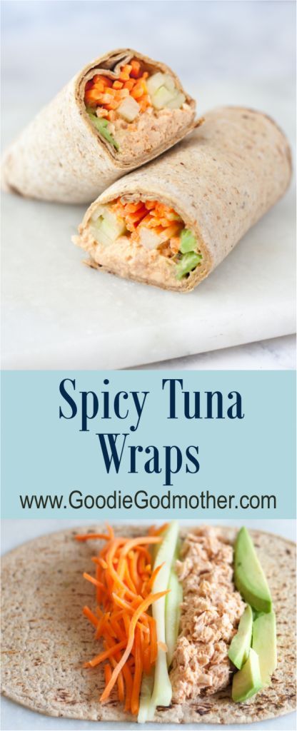 Get your spicy tuna fix in minutes with this easy spicy tuna wraps recipe!