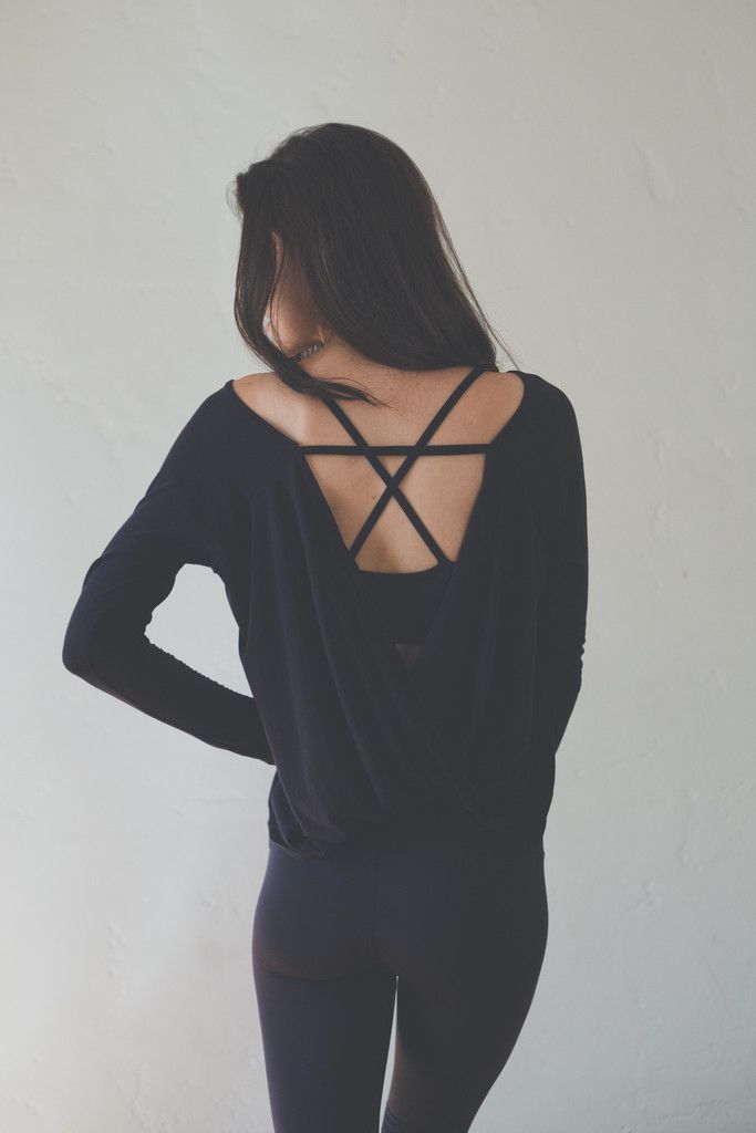 Hanley Long Sleeve in Black over the Ex Bra Perfect Combo!