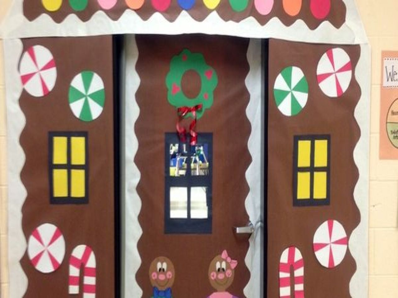 Door Decorating Ideas Gingerbread House Classroom Door Decorations ... -   Door Decoration Ideas